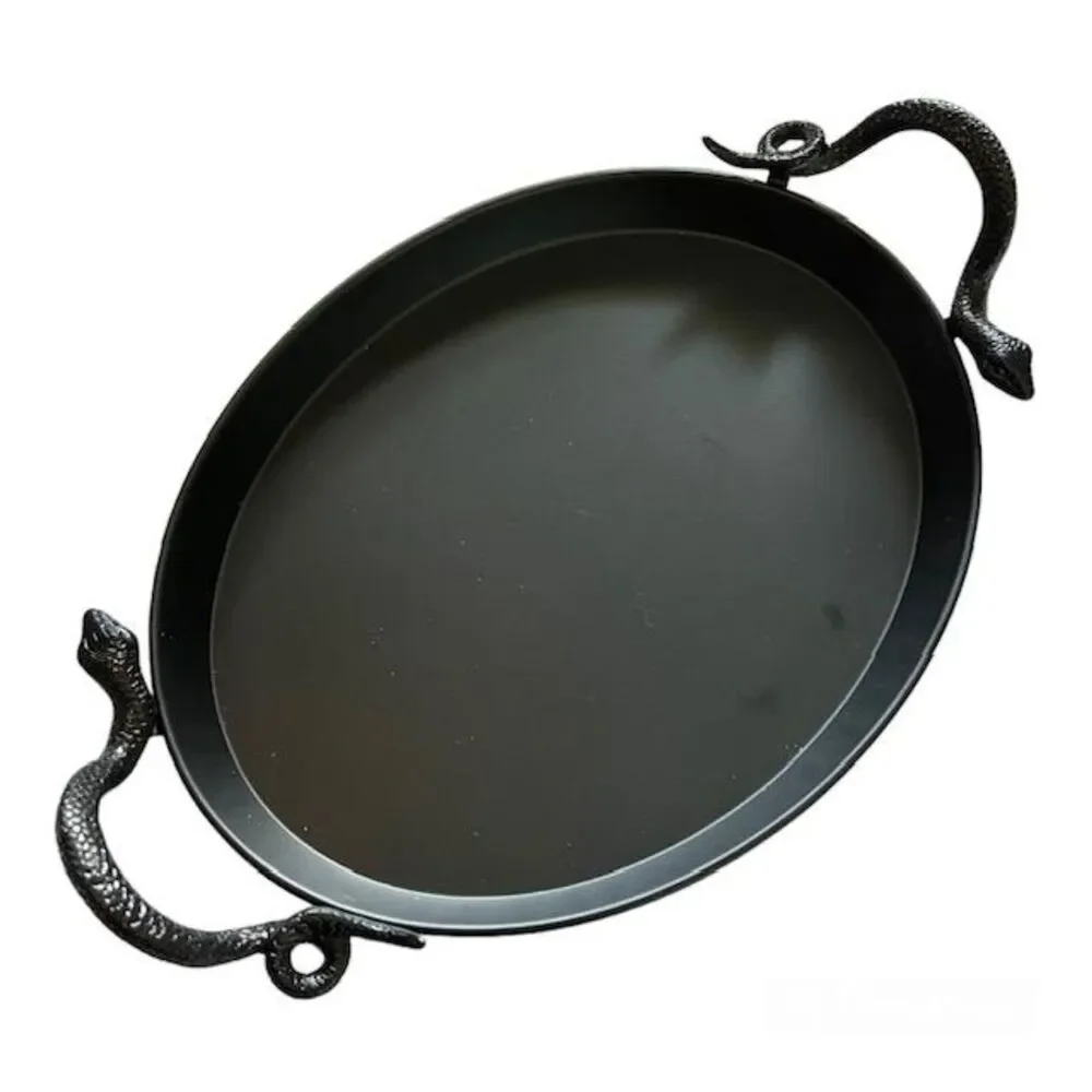 Target 2022 Black Metal Snake Tray w Full Set of 8  Potion Bottles Halloween